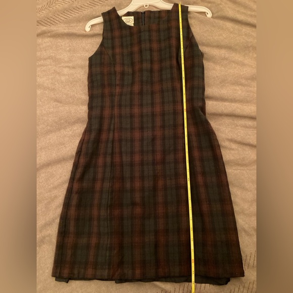 Vintage Laura Ashley Plaid Dress - Picture 4 of 5